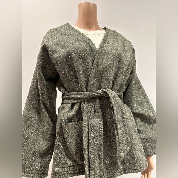 I. Magnin & Co Vintage Reversible Wool Jacket - Picture 9 of 9